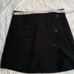 a new day Black Mini Skirt with High Waistband